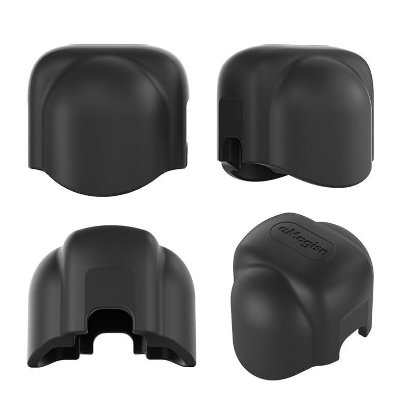 Fotoleey X4 Accessory Kit- Silicone Case, Lens Cover and Tempered Screen Protector for Insta360 X4 black