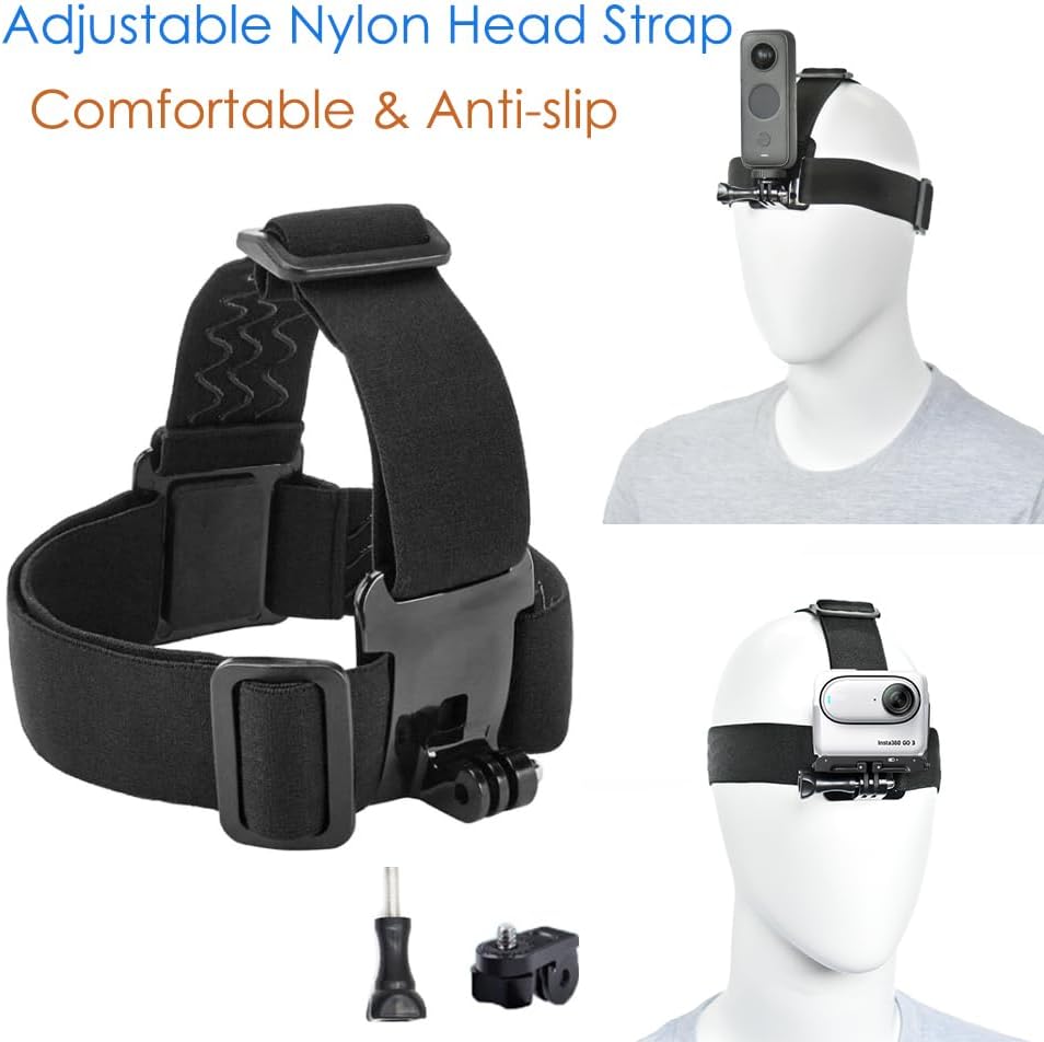 Fotoleey Go 3s Accessory Kit - Camera Neck Mount, Camera Strap Mount, Head Strap, Camera Backpack Mount