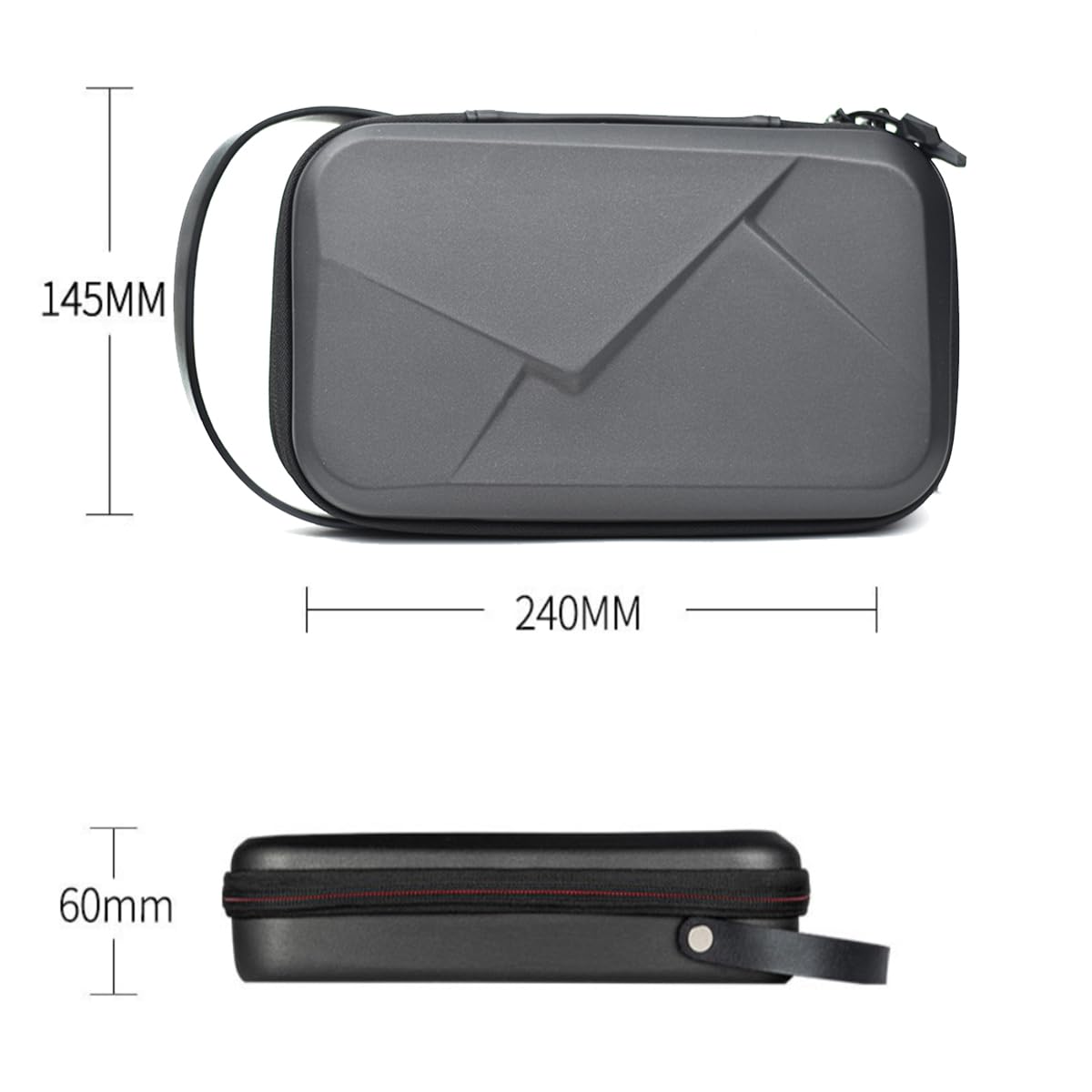 Fotoleey Carrying Case for Insta360 Ace Pro, Ace, PU Shell, Adjustable Inner Divider