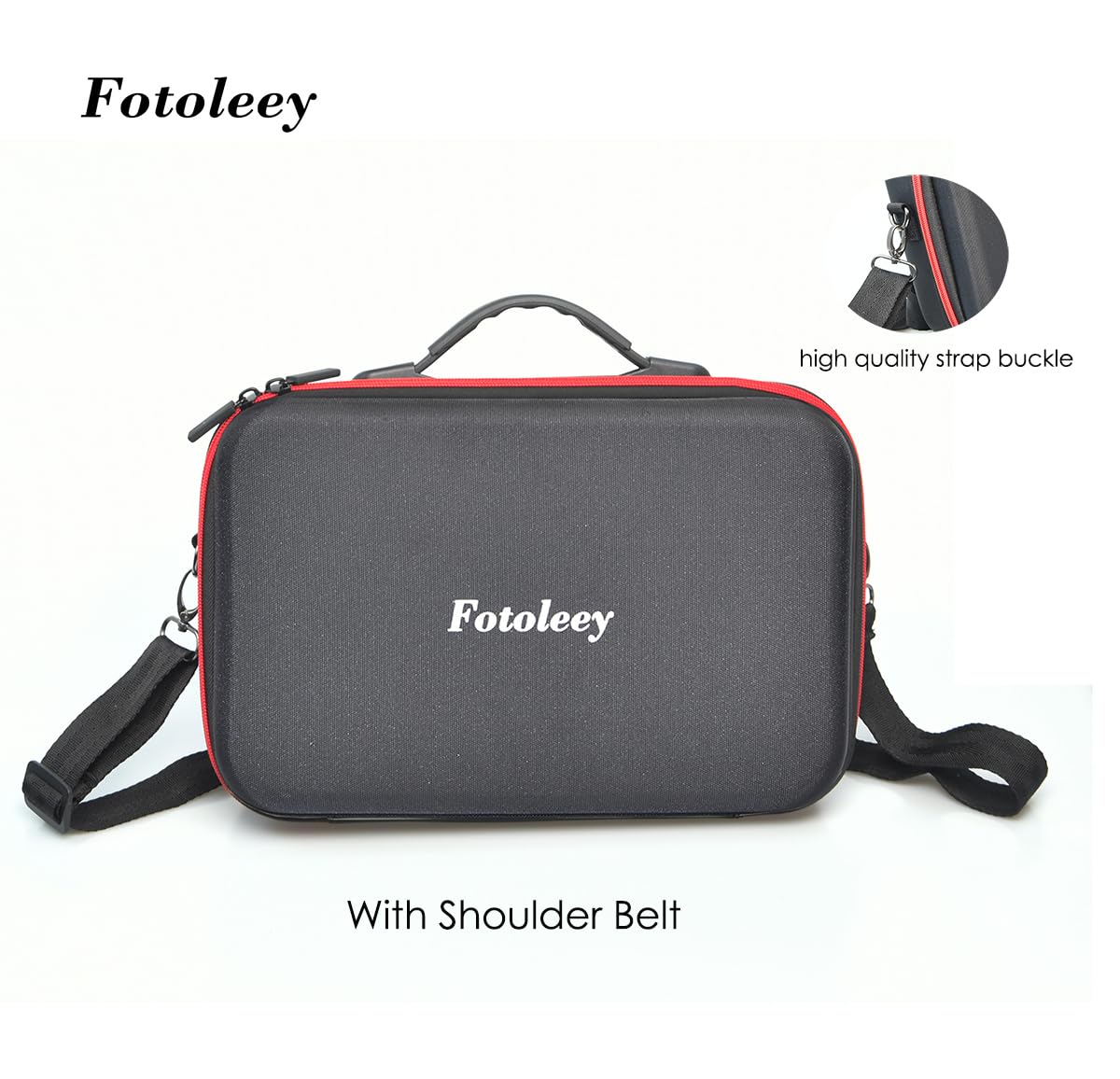 Fotoleey Carrying Case for Insta360 X4 with Shoulder Strap Hard Shell