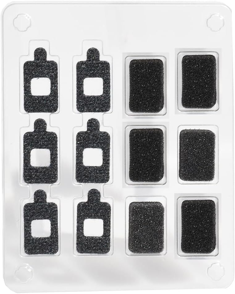 Fotoleey Mic Wind Muff for Insta360 X4 - Microphone Noise Reduction Windscreen Foam for Insta360 X4, 6 pcs in Pack