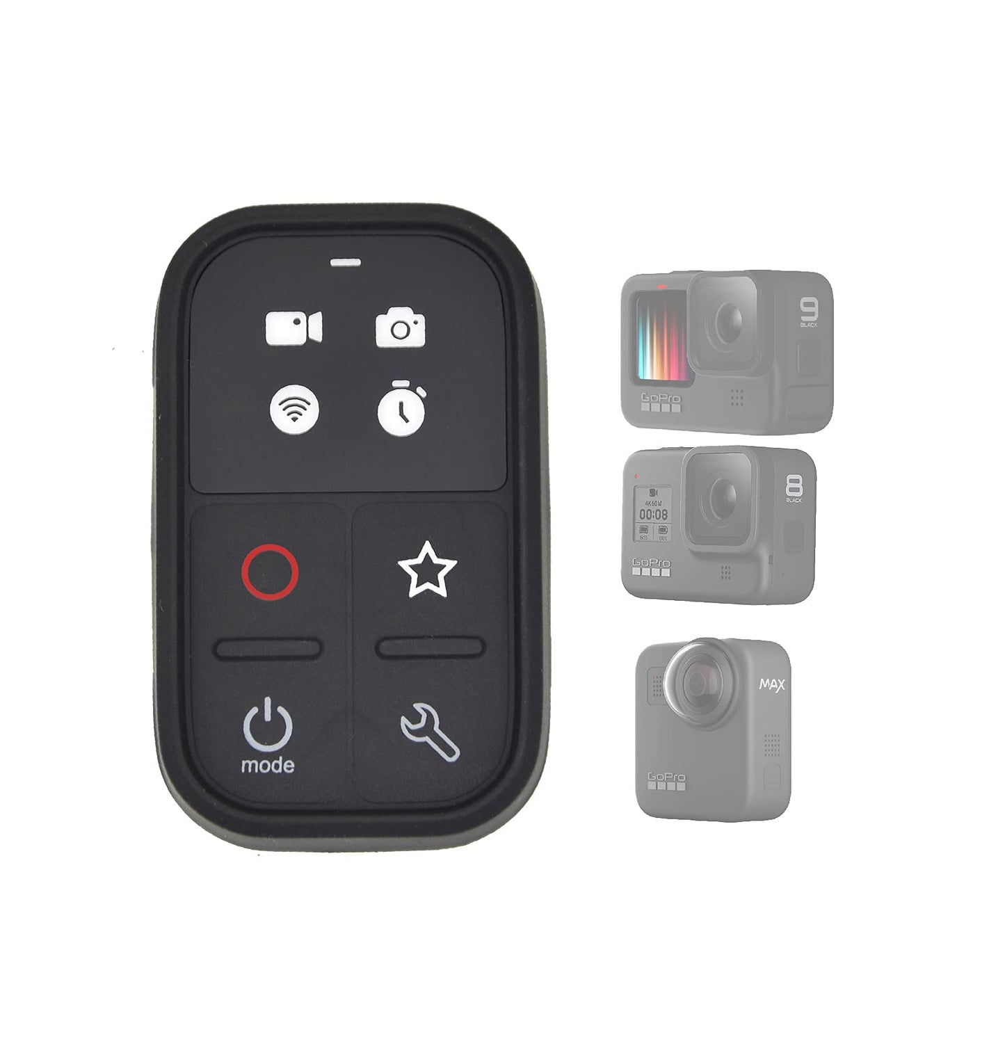 VGSION WiFi Remote Control for GoPro Hero 11, 10/9 Black/Hero 8 / Max