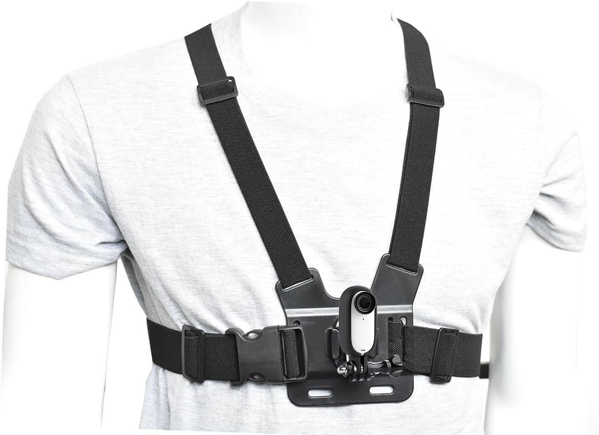 Fotoleey Go 3S Mount Kit - Chest Strap Mount for Go 3S, Backpack Strap Mount for Go 3s, Head Mount for Go 3s, Wrist Strap Mount for GO 3s
