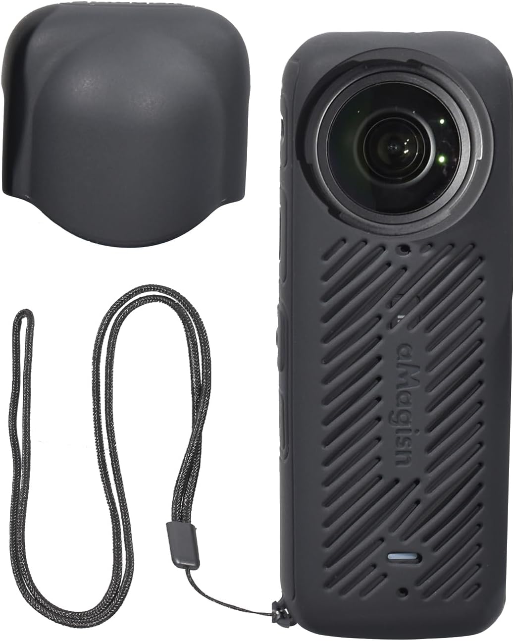 Fotoleey Silicone Case for Insta360 X4, Screen Protector for Insta 360 X4 Includes Lens Cap