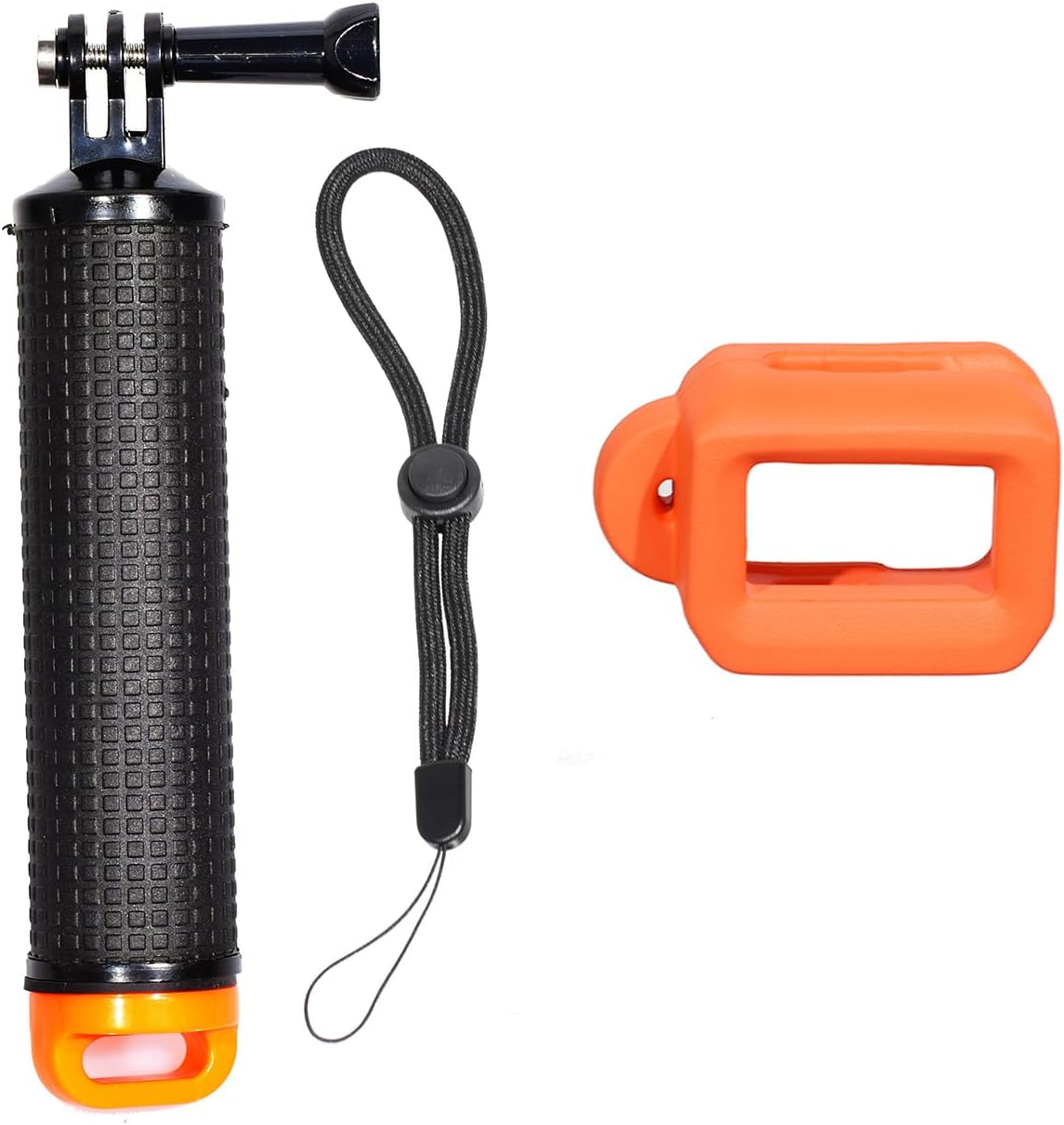 Fotoleey Floaty Hand Grip and Floaty Case for GoPro Hero 12 / Hero 13/ Hero 11, Buoyant EVA Case with Non-Slip Foam Handle, Vibrant Orange for Easy Visibility, Compatible with Quick Release Mount