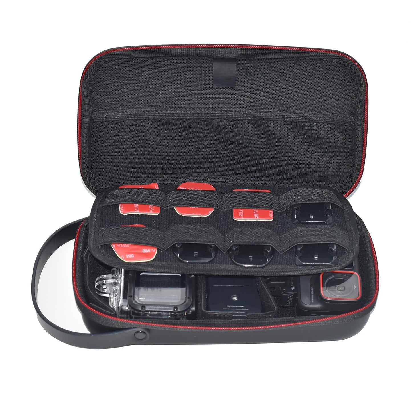 Fotoleey Carrying Case for Insta360 Ace Pro, Ace, PU Shell, Adjustable Inner Divider