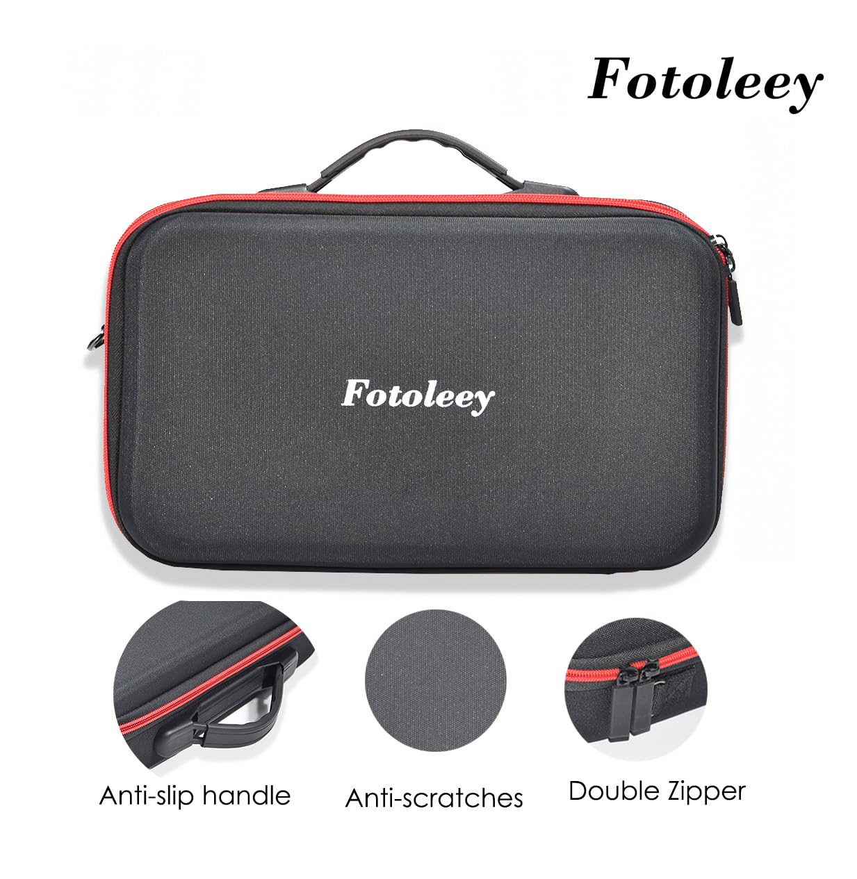 Fotoleey Carrying Case for Insta360 X4 with Shoulder Strap Hard Shell