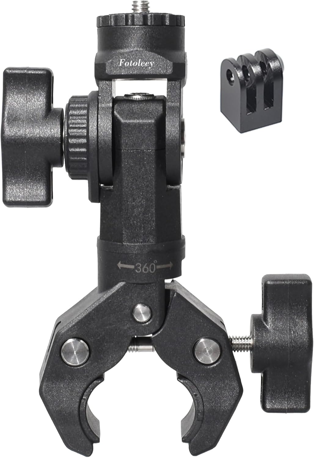 Fotoleey Action Cameras Bike Mount Compatible with Insta360 X4 X3 X2 Ace Pro, Go Pro Hero 13, Hero 12, Hero 11