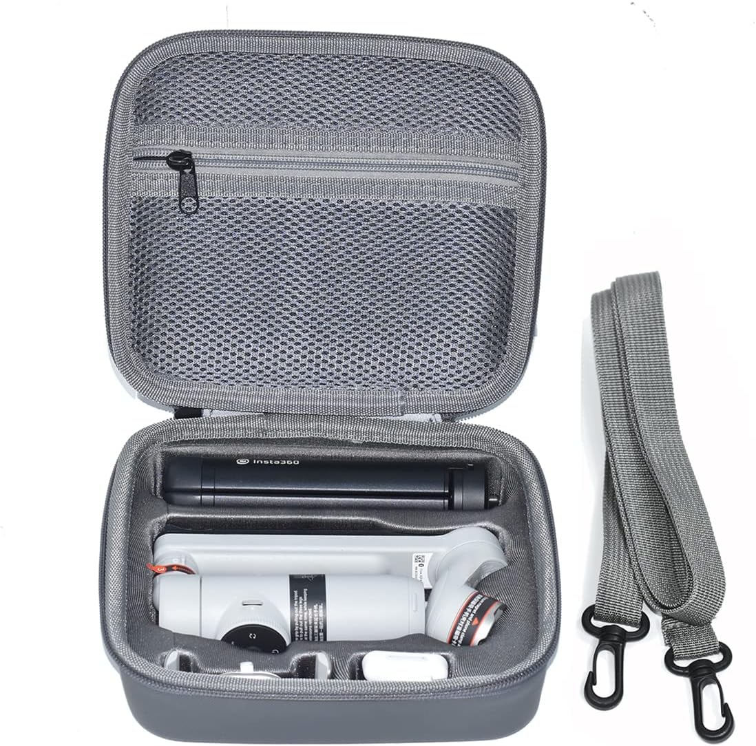 Fotoleey Carry Case for Insta360 Flow, PU Material, Stainproof, Impact Resistant