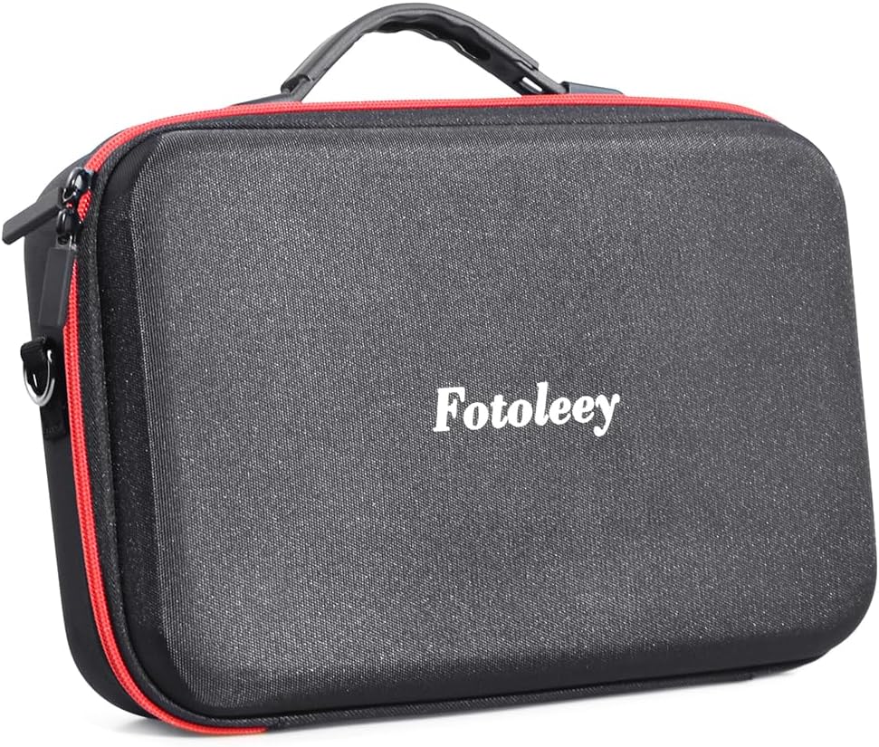 Fotoleey Insta360 X4 Travel Case, Hard Shell Camera-cases with Customized Protective Interior, Weatherproof Exterior, Shoulder Strap & Handle