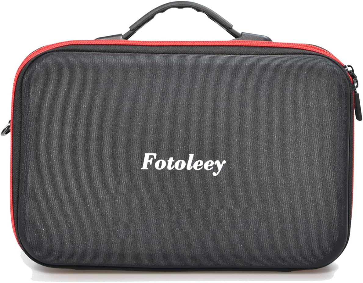 Fotoleey Insta360 X4 Travel Case, Hard Shell Camera-cases with Customized Protective Interior, Weatherproof Exterior, Shoulder Strap & Handle