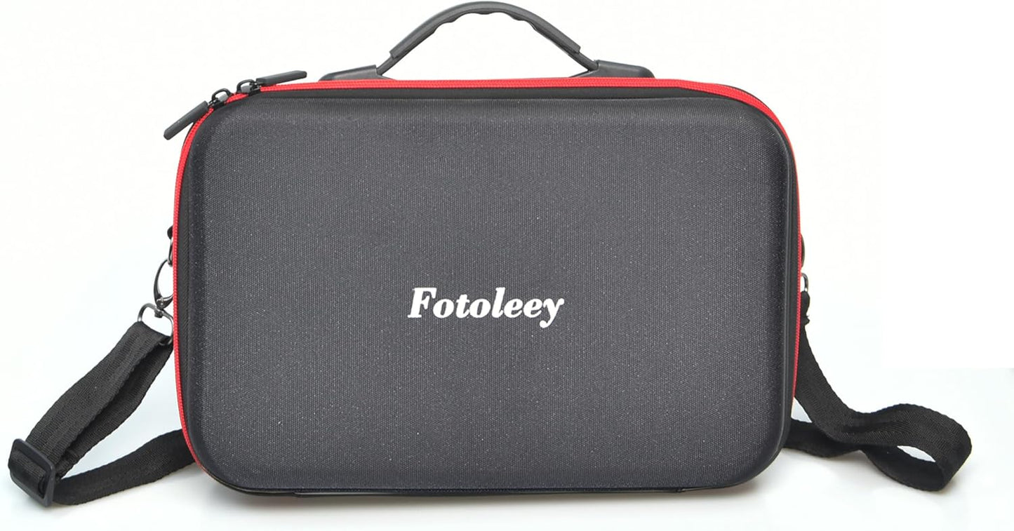 Fotoleey Insta360 X4 Travel Case, Hard Shell Camera-cases with Customized Protective Interior, Weatherproof Exterior, Shoulder Strap & Handle