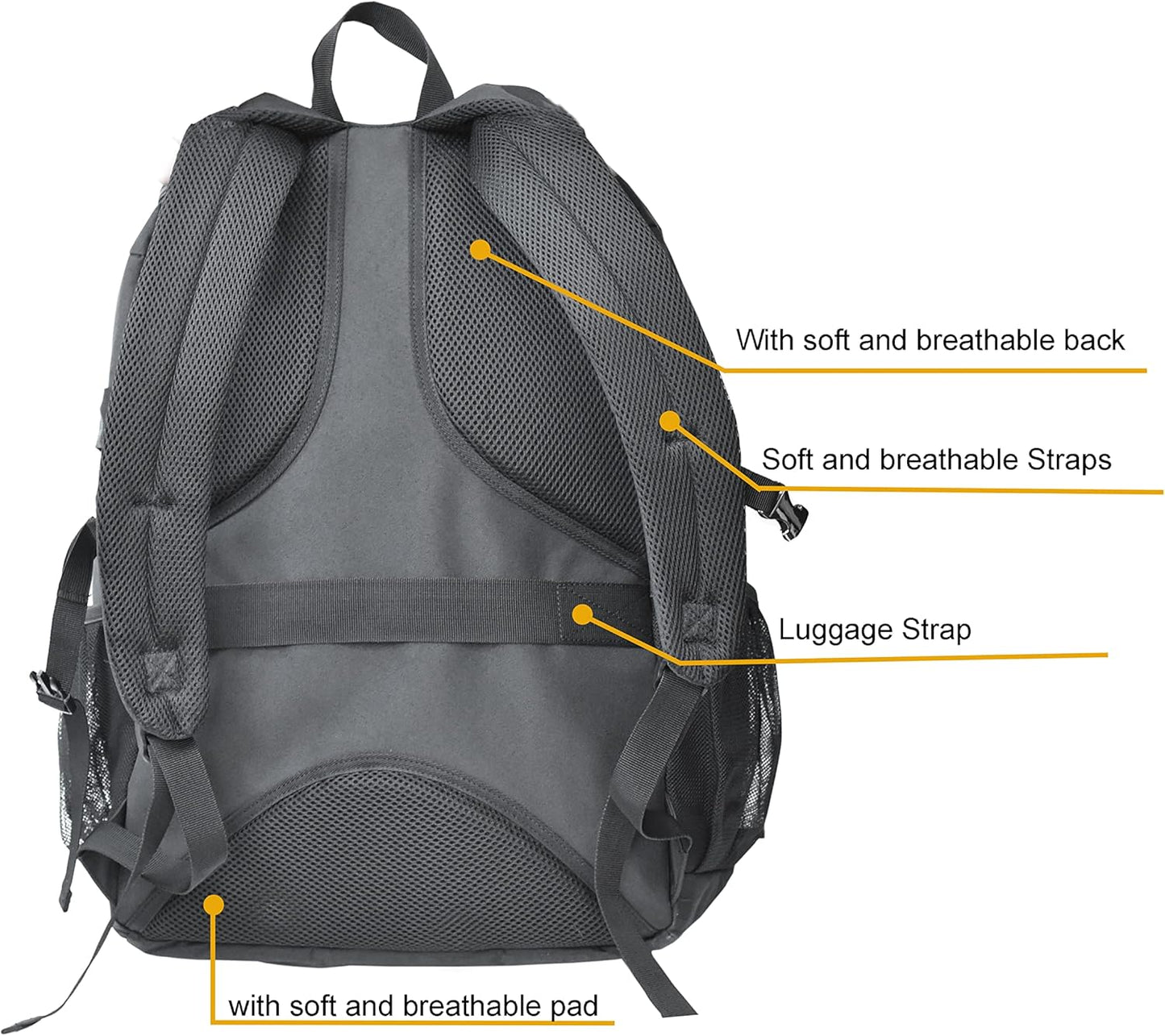 Multi-Functional Travel Backpack - Camera & Phone Holder for Adults & Youth