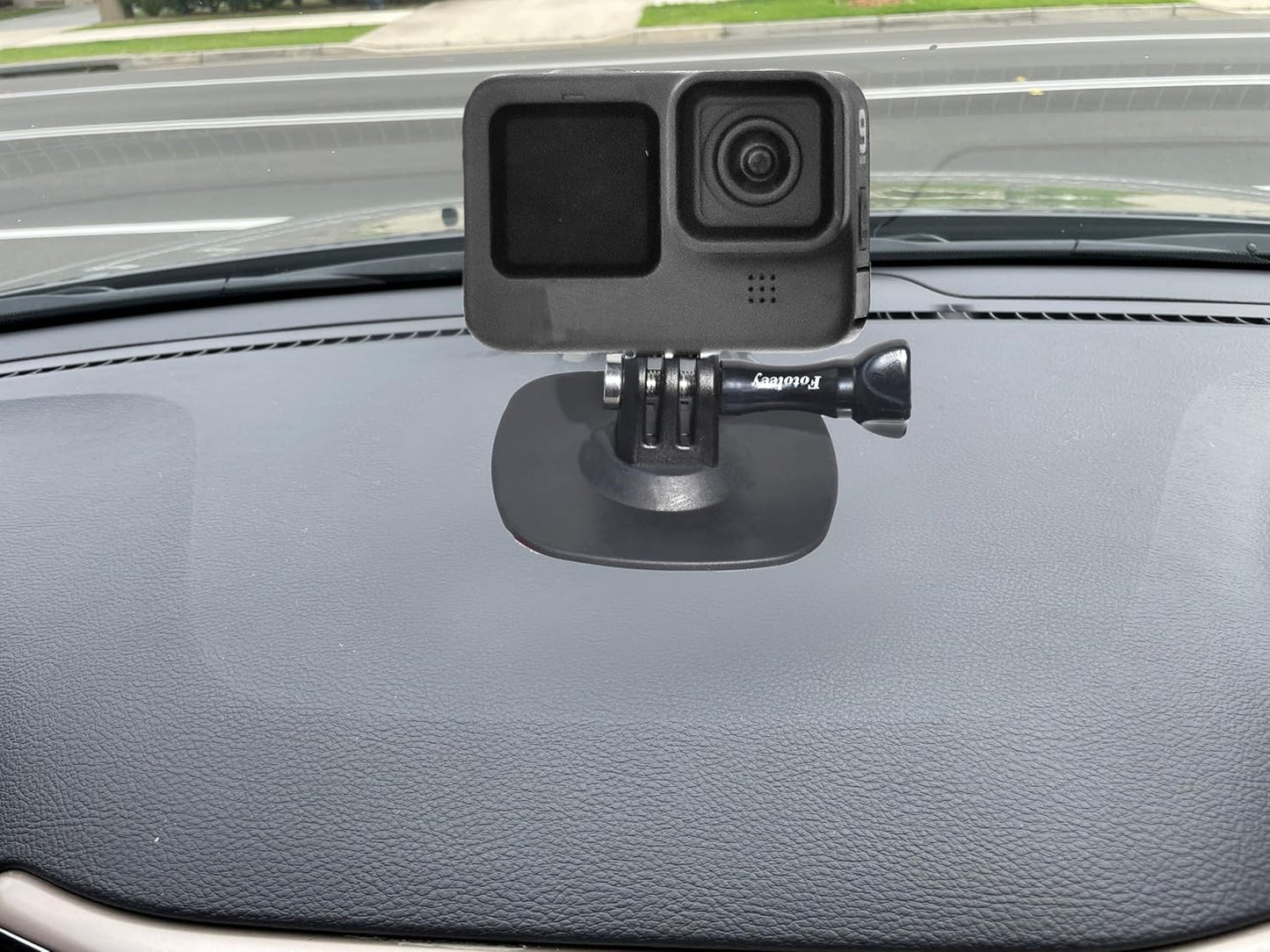 Fotoleey Camera Motorcycle Mount Kit for Insta360 X4 /X3/X2/Ace, Heavy Duty Handlebar Duty, with Extension Rod, Double Flexible Adhesive Helmet Mount,Compatible with GoPro Hero 13, Hero 12, Hero 11