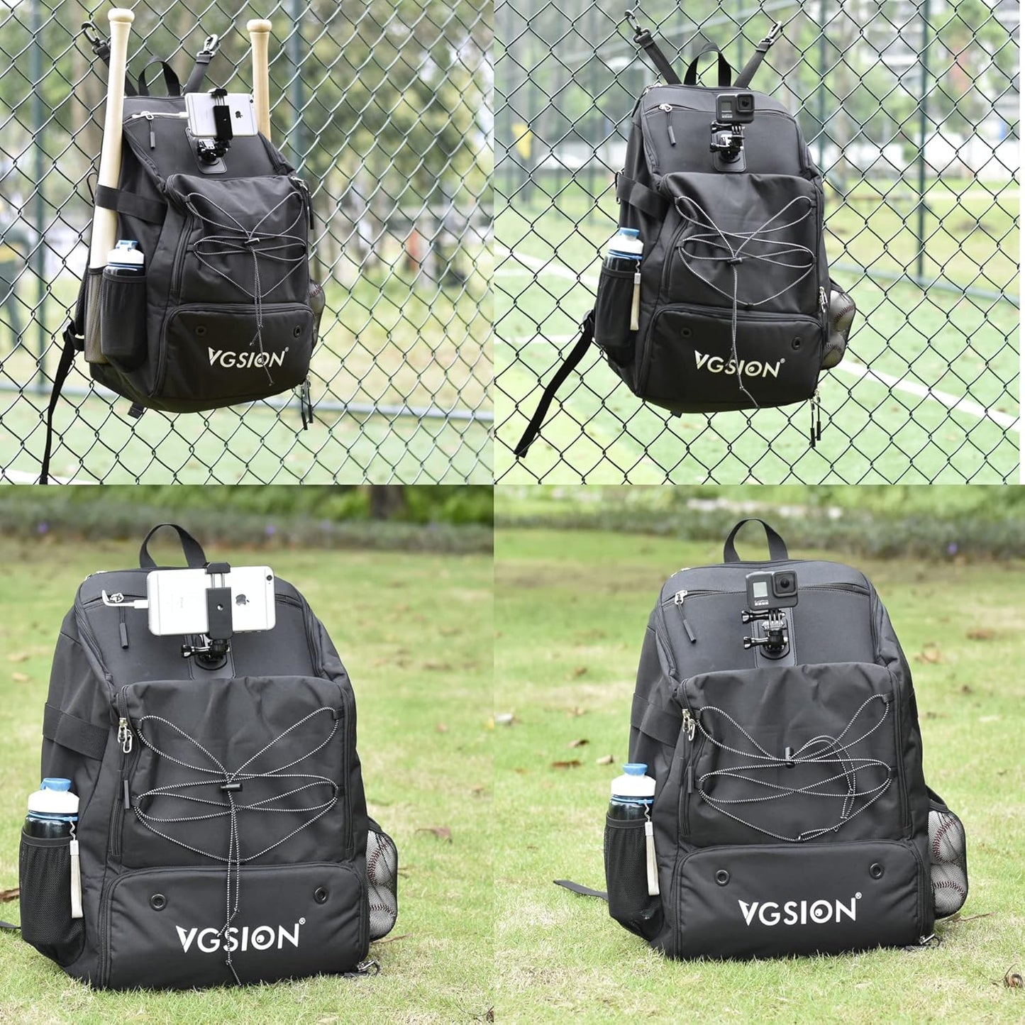 Multi-Functional Travel Backpack - Camera & Phone Holder for Adults & Youth