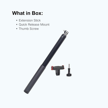 Extension Rod for DJI Osmo Action 5 Pro / 4/3, 13.8-59" Aluminum Pole with Quick Release Mount