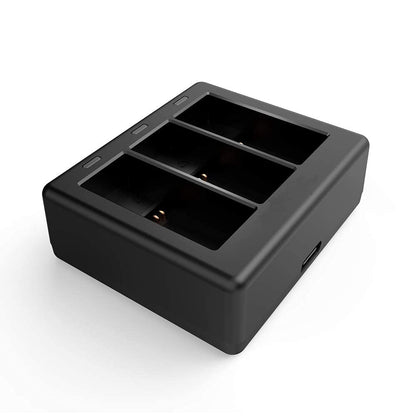 vgsion Fast Charging Charger for GoPro Hero 12/11/10/9/8 Supports 3 Batteries Charging Over Current Protection