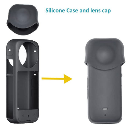VGSION Hard Shell Portable Case Soft Sleeve Screen Protector for Insta360 X3