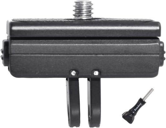 Fotoleey Magnetic Quick Release Mount for Insta360 X3, X2 - Disassemble & Switch Camera Easily, 1/4" & 2-Prong Compatible, Includes Thumb Screw