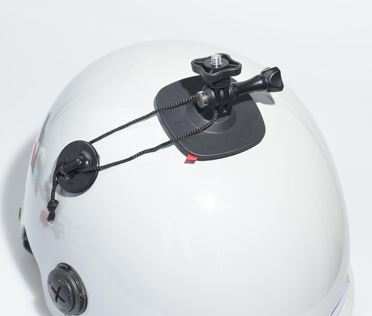 Fotoleey Flexible Adhesive Mount for Insta360 X4, X3, X2, One RS- Camera Helmet Mount with Tether Straps with Adhesive Buckle