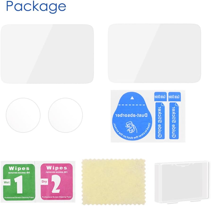 Fotoleey Tempered Screen Protector Lens Protector for Insta360 GO 3