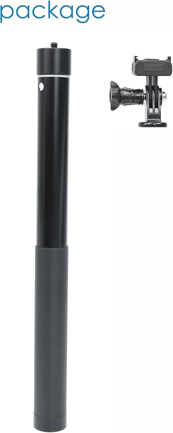 Fotoleey Selfie Stick for DJI Osmo Action 4 with Magnet Mount adapter