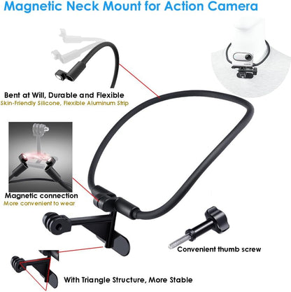 Fotoleey Go 3s Accessory Kit - Camera Neck Mount, Camera Strap Mount, Head Strap, Camera Backpack Mount