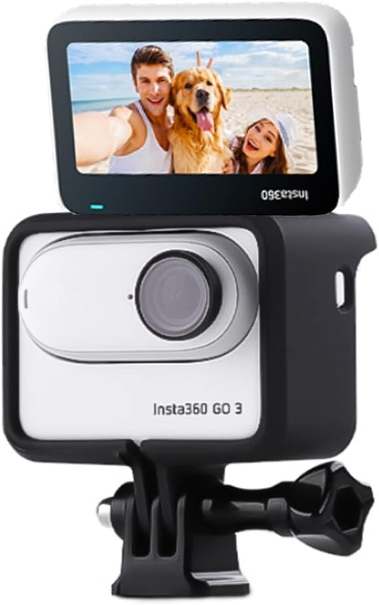 Fotoleey Protective Case for Insta360 GO 3 with Screen Protector and Lens Protector