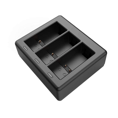 vgsion Fast Charging Charger for GoPro Hero 12/11/10/9/8 Supports 3 Batteries Charging Over Current Protection