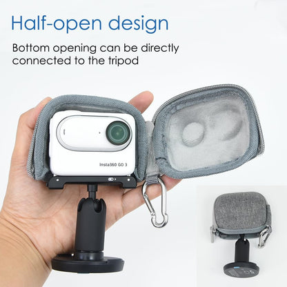 Fotoleey Case for Insta 360 GO 3S, GO 3 with Buckle Portable, Hard Shell