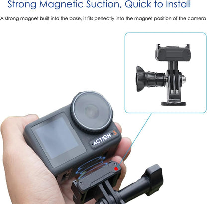 Fotoleey Selfie Stick for DJI Osmo Action 4 with Magnet Mount adapter