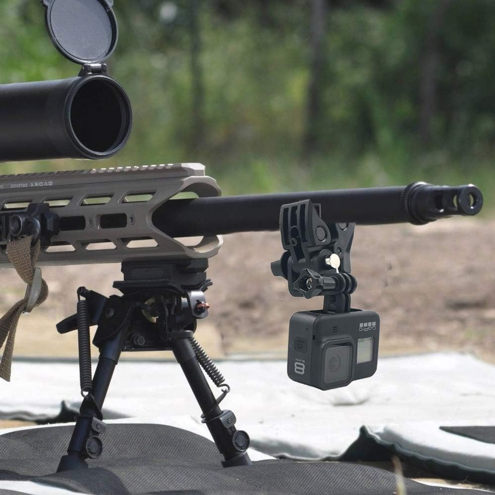 Sportsman Clamp Gun/Rod/Bow Mount Compatible with GoPro