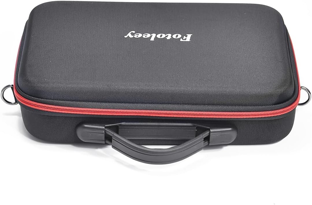 Fotoleey Insta360 X4 Travel Case, Hard Shell Camera-cases with Customized Protective Interior, Weatherproof Exterior, Shoulder Strap & Handle