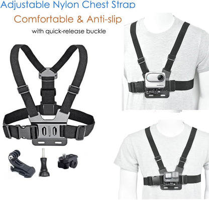 Fotoleey Go 3s Accessory Kit - Camera Neck Mount, Camera Strap Mount, Head Strap, Camera Backpack Mount