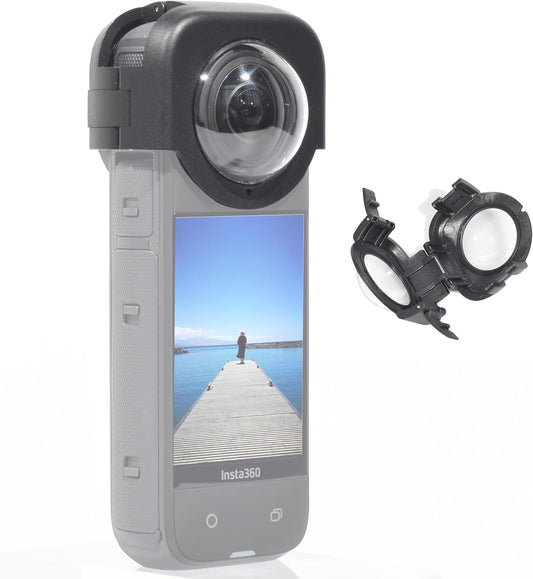 Fotoleey Premium Lens Guard for Insta360 X4 Tempered Glass 9H Hardness High Light Transmittance