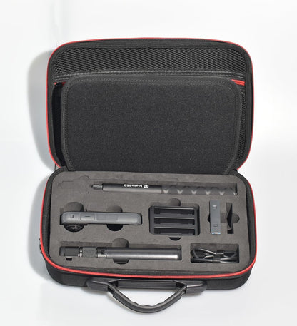 Carrying Case for Insta360 X4 Hard Shell Bag with Shoulder Strap, Fits Selfie Stick, Bullet Time Tripod Handle, Battery Charger