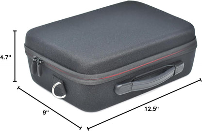 Fotoleey Travel Case for Insta360 X4, Hard Shell,Fits Waterproof Case & Selfie Stick, Includes Shoulder Strap, Handle & Pocket, Made of EVA Material, Good Protection