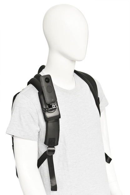 VGSION Camera Backpack Belt Mount for Insta360 One X3/ One X2/ One R / Go 2 Compatible with GoPro Hero10 /9/8/7/6 and Other Action Camera, with 1/4 Adapter
