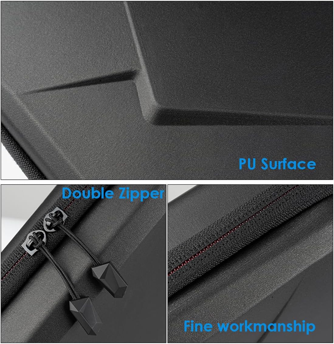 Fotoleey Carrying Case for Insta360 Ace Pro, Ace, PU Shell, Adjustable Inner Divider