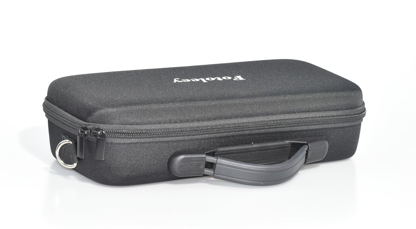 Fotoleey Carry Case for Insta360 X4 with Shoulder Strap, Handle, Nylon & EVA Material Hard Shell