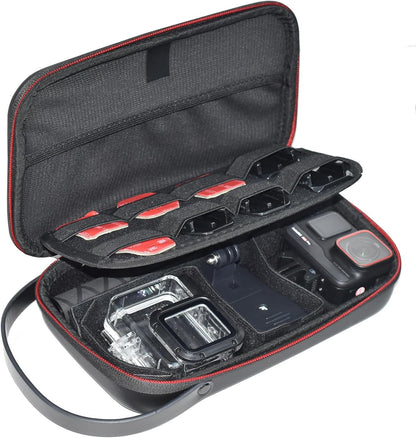 Fotoleey Carrying Case for Insta360 Ace Pro, Ace, PU Shell, Adjustable Inner Divider