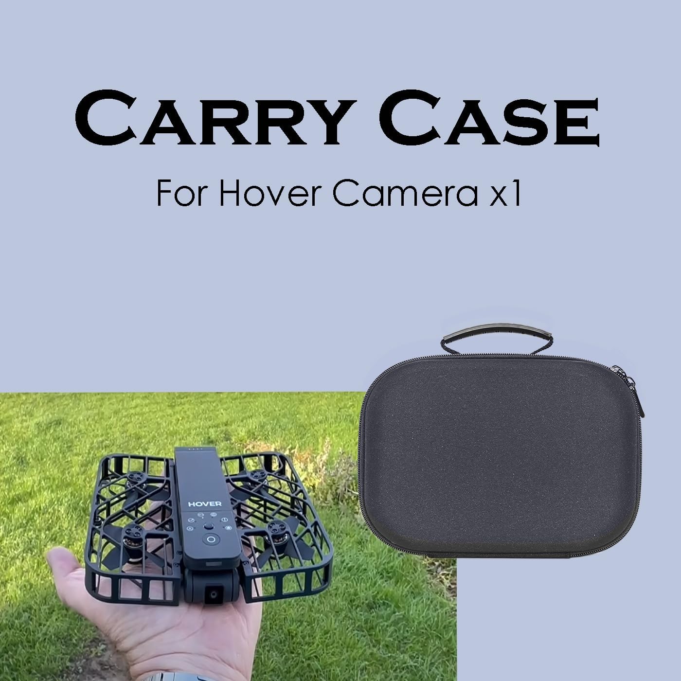 Fotoleey Carry Case Hard Shell Bag for HOVERAir X1 Drone