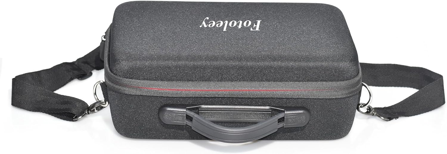 Fotoleey Travel Case for Insta360 X4, Hard Shell,Fits Waterproof Case & Selfie Stick, Includes Shoulder Strap, Handle & Pocket, Made of EVA Material, Good Protection