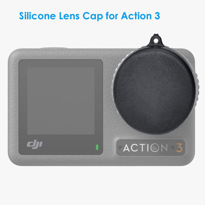 Hard Shell Carrying Case for DJI Osmo Action 4 - Includes Screen Protectors & Helmet Adhesive Mount