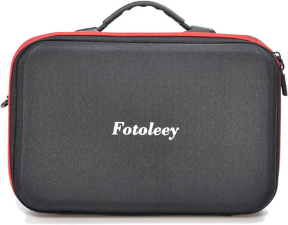 Fotoleey Insta360 X4 Travel Case, Hard Shell Camera-cases with Customized Protective Interior, Weatherproof Exterior, Shoulder Strap & Handle