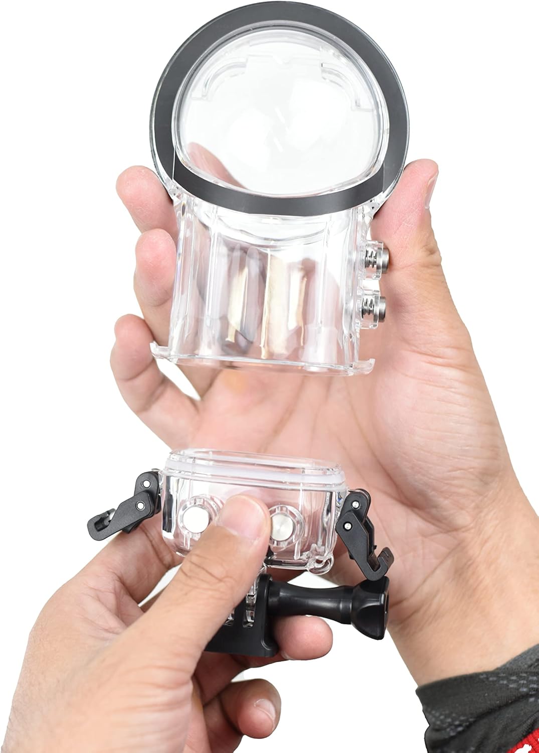 Invisible Dive Case for Insta360 X3 Anti-Fog with Lens Cap