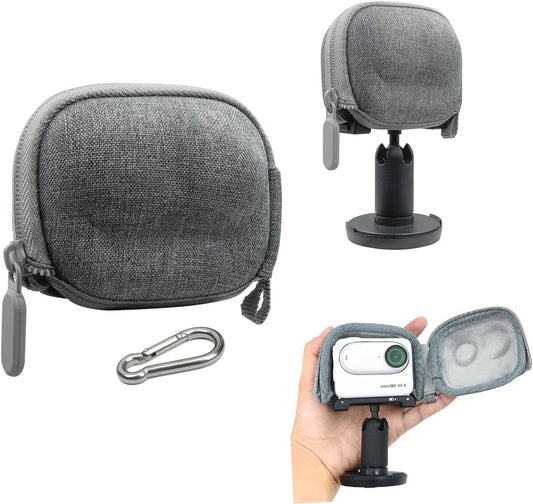 Fotoleey Case for Insta 360 GO 3S, GO 3 with Buckle Portable, Hard Shell