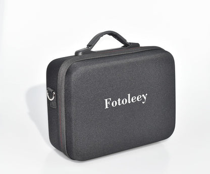 Fotoleey Travel Case for Insta360 X4, Hard Shell,Fits Waterproof Case & Selfie Stick, Includes Shoulder Strap, Handle & Pocket, Made of EVA Material, Good Protection