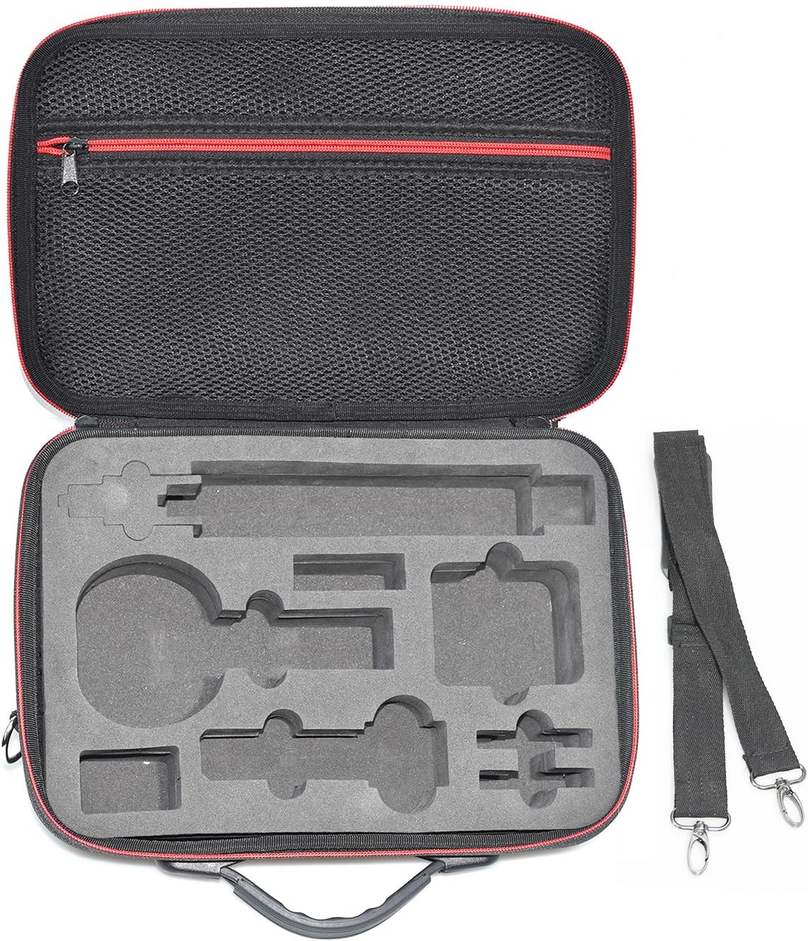 Fotoleey Travel Case for Insta360 X4, Hard Shell,Fits Waterproof Case & Selfie Stick, Includes Shoulder Strap, Handle & Pocket, Made of EVA Material, Good Protection