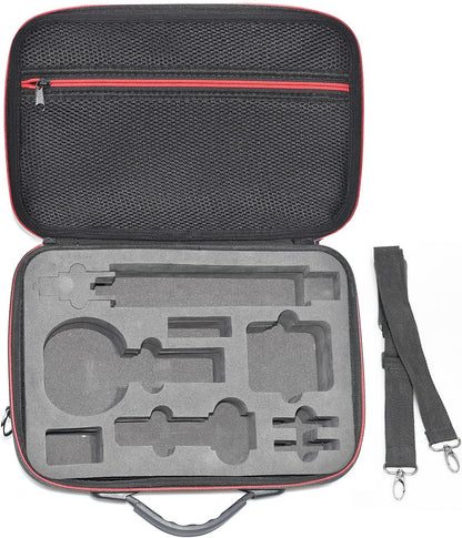 Fotoleey Travel Case for Insta360 X4, Hard Shell,Fits Waterproof Case & Selfie Stick, Includes Shoulder Strap, Handle & Pocket, Made of EVA Material, Good Protection
